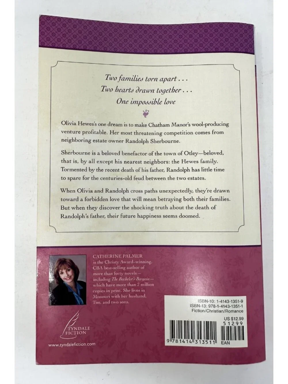 CATHERINE PALMER 4 BOOKS Bachelors Bargain Courteous Cad English Ivy Wild Heathe